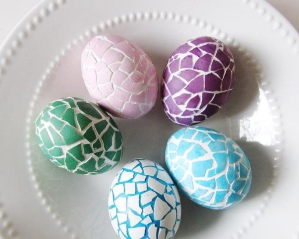 Пасхальные яйца «мозаика» своими руками: 3 мастер-класса + 30 идей + 2 видео