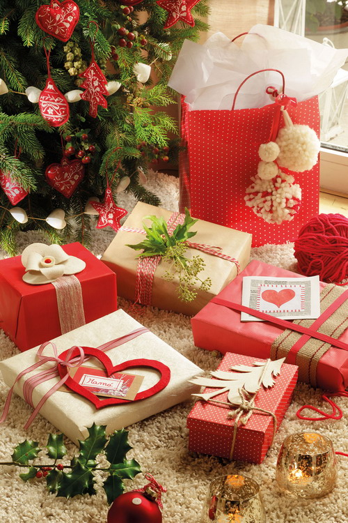 Дарите радость: 15 дизайнерских приемов новогодней упаковки подарков