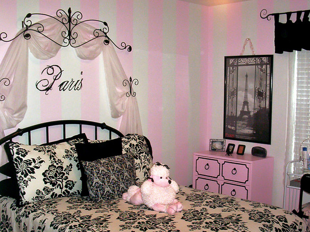 примеров и 6 реальных комнат для девушек-подростков в парижском стиле