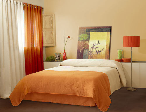 bedroom-orange-terracota