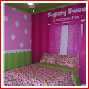 cool teen room green pink02 идеи для детской комнаты