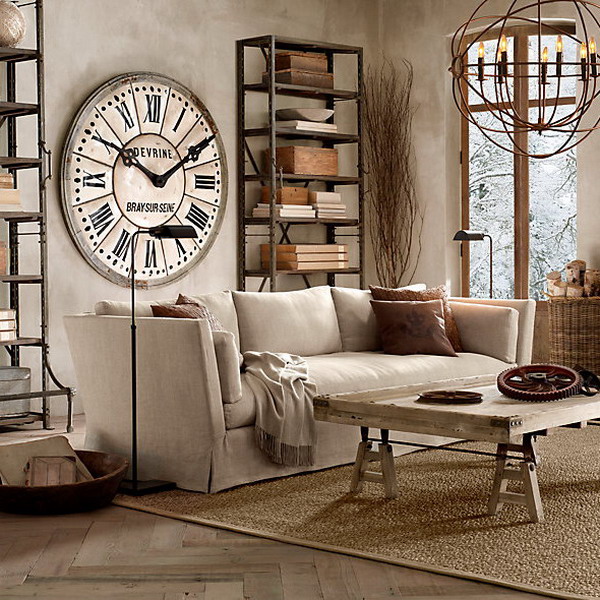 vintage-wall-clock-in-interior