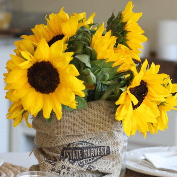 sunflowers-centerpiece-decorating-ideas