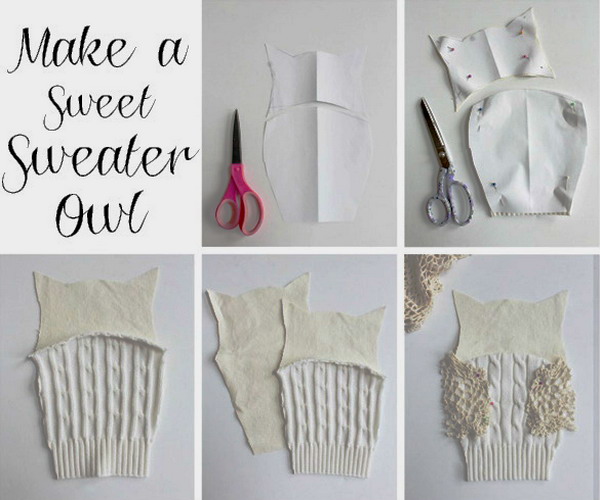 diy-owl-from-old-white-sweater1